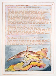 アルビオンの娘たちのビジョン： &39;And None But Branian Can Hear ...&39;、プレート6は1793年に設計され、1815年に完成しました（紙にペンとトイレでレリーフエッチング）